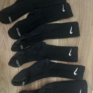 Nike Black Crew Socks